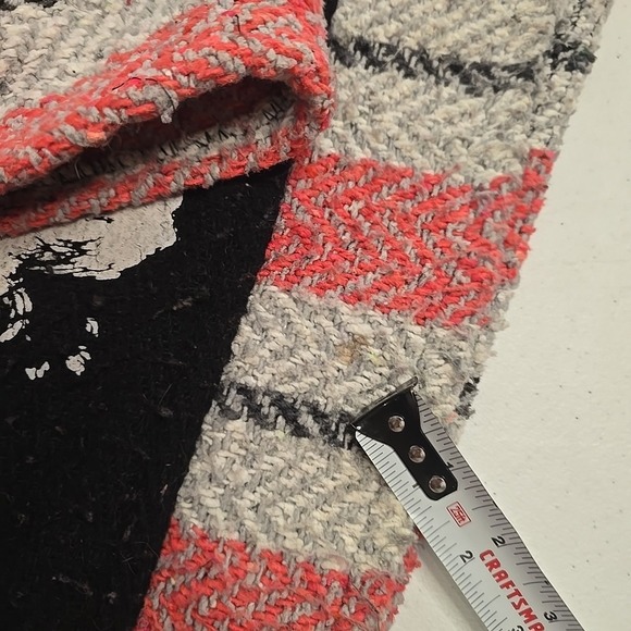 GRATEFUL DEAD Baja Pullover Poncho Hoodie Mens Medium Skull Roses 2015 Drug Rug - Picture 7 of 11